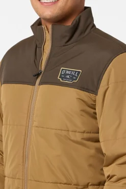 Vista Quilted Jacket - Dark Khaki | O'Neill