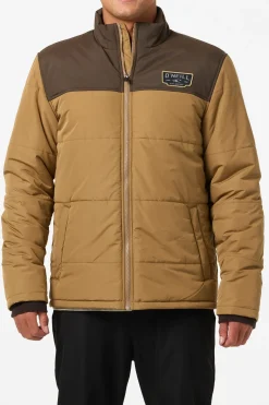 Vista Quilted Jacket - Dark Khaki | O'Neill