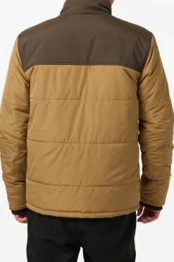 Vista Quilted Jacket - Dark Khaki | O'Neill