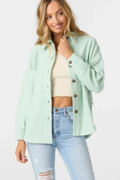 Wavelength Fleece Jacket Zip Fleece - Seafoam | O'Neill