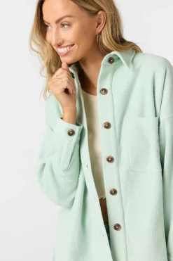 Wavelength Fleece Jacket Zip Fleece - Seafoam | O'Neill