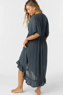 Wilder Midi Cover-Up Dress - Slate | O'Neill