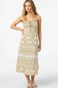 Wiley Abstract Dress Midi Dress - Twill | O'Neill