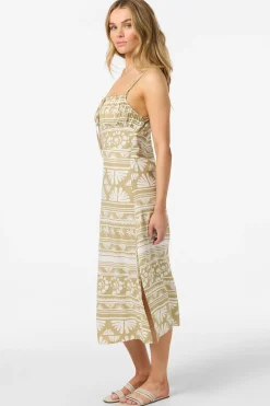 Wiley Abstract Dress Midi Dress - Twill | O'Neill