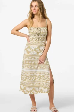 Wiley Abstract Dress Midi Dress - Twill | O'Neill