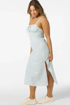 Wiley Plaid Dress Midi Dress - Winter White | O'Neill