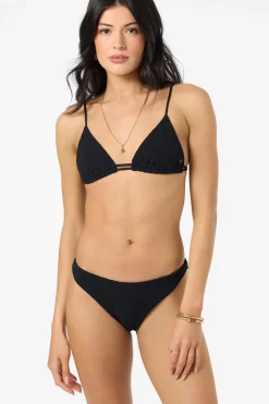 Willow Weave Flamenco Cheeky Bottoms - Black | O'Neill