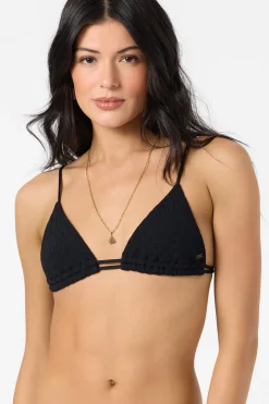 Willow Weave Tanning Tri Triangle Top - Black | O'Neill