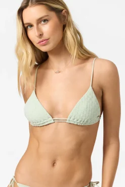 Willow Weave Tanning Tri Triangle Top - Green Lily | O'Neill