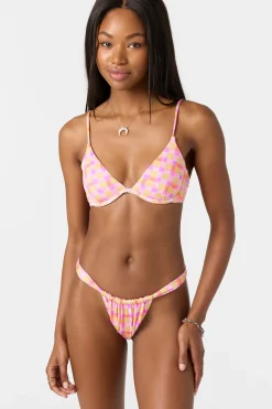 Windsor Plaid Honopu Bra Top - Sachet Pink | O'Neill