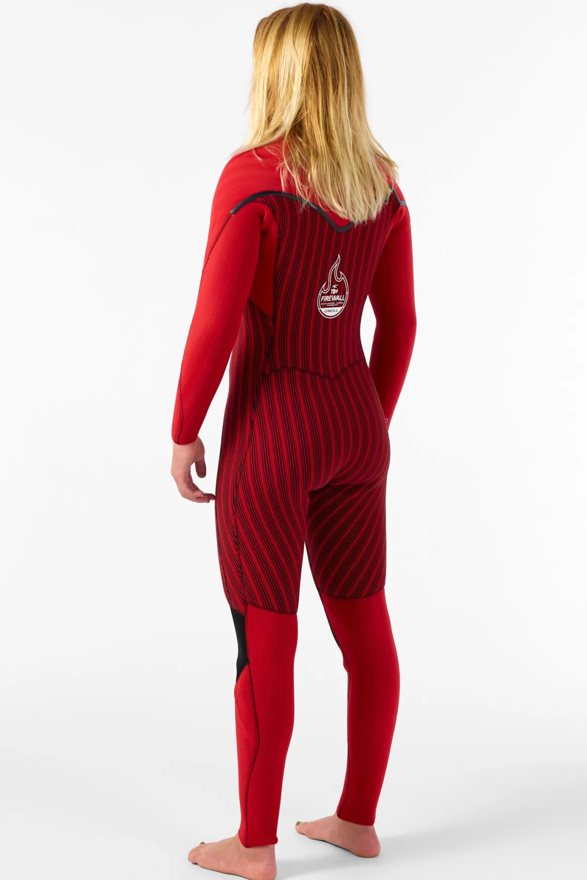 Women's Hyperfreak Fire 4/3MM+ Chest Zip Full Wetsuit - Blk/blk | O'Neill