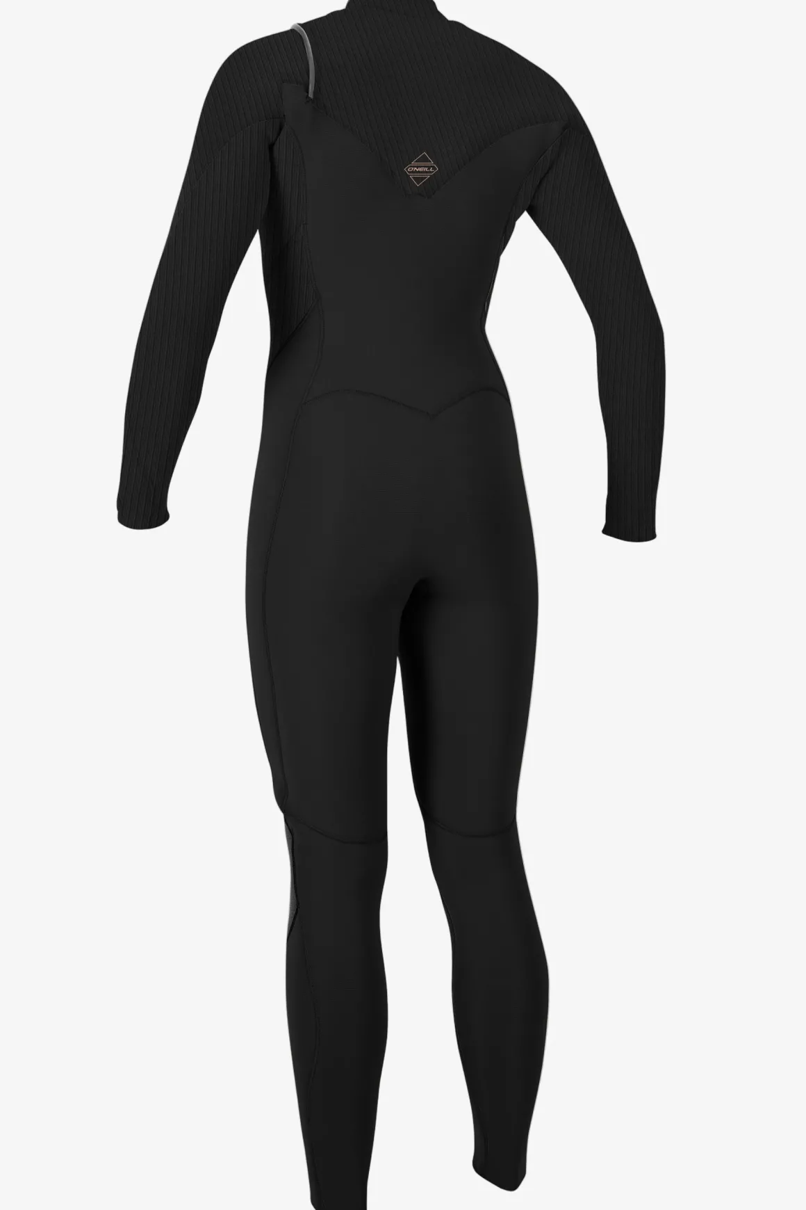 Women's Hyperfreak 4/3+MM Chest Zip Full - Black/black | O'Neill