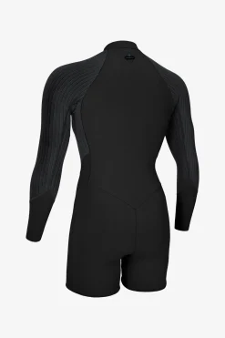 Women's Hyperfreak 2MM Fz Long Sleeve Surfsuit - Blk/blk | O'Neill