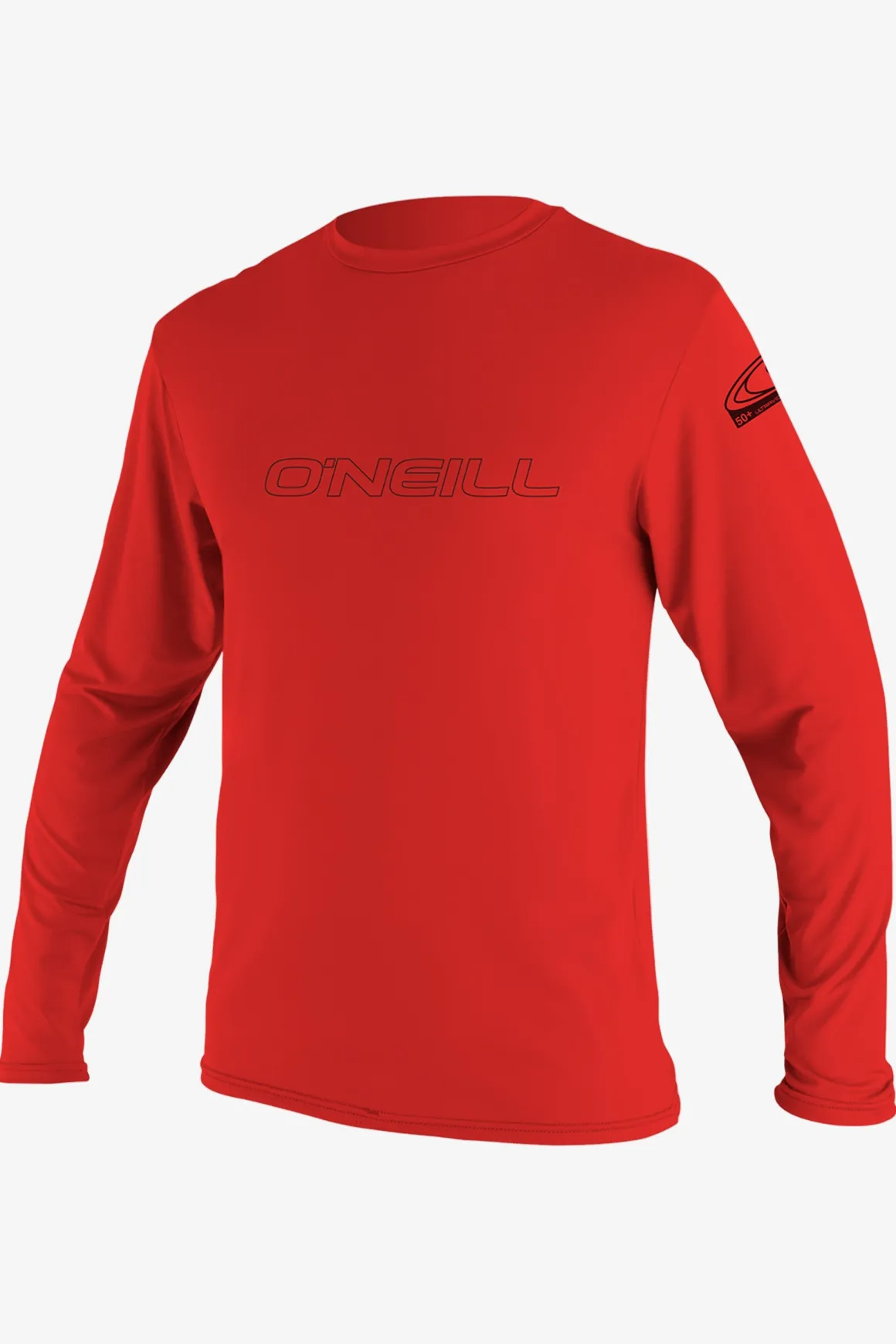 Youth Basic Skins 50+ Long Sleeve Sun Shirt - Red | O'Neill