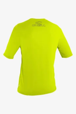 Youth Basic Skins 50+ Sun Shirt - Lime | O'Neill