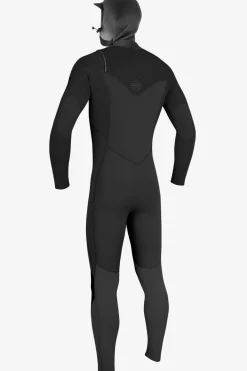 Youth Hyperfreak 5.5/4+MM Chest Zip Full W/hood - Black/black | O'Neill