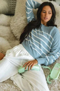 Zephi Long Sleeve Sweater - Faded Denim | O'Neill