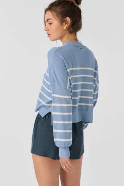Zephi Long Sleeve Sweater - Faded Denim | O'Neill