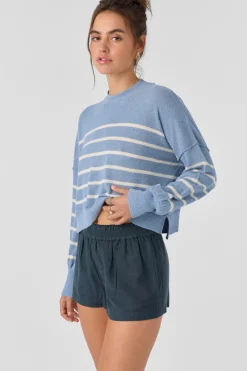 Zephi Long Sleeve Sweater - Faded Denim | O'Neill