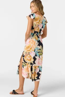 Zetta Midi Dress - Black | O'Neill