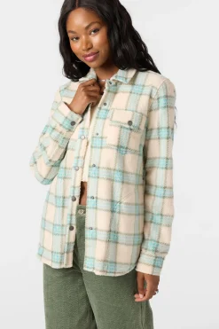 Zuma High Pile Long Sleeve Top - Nile Blue | O'Neill