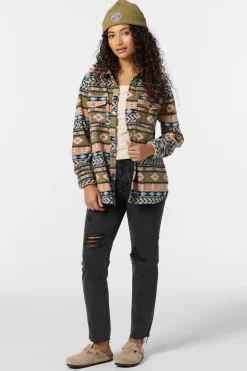 Zuma Superfleece Long Sleeve Top - Martini Olive | O'Neill