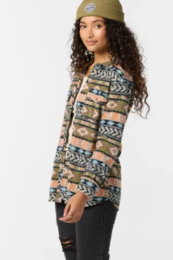 Zuma Superfleece Long Sleeve Top - Martini Olive | O'Neill