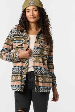 Zuma Superfleece Long Sleeve Top - Martini Olive | O'Neill